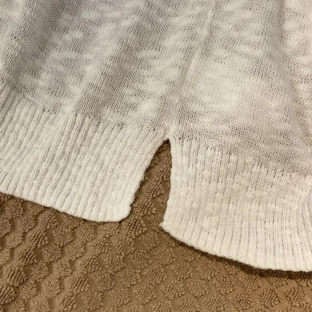 J Crew Factory white crewneck sweater, size small - Picture 8 of 8